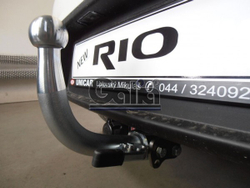 Фаркоп оцинкованный Galia K037A для Kia Rio III хетчбек/седан 2011-2017(паспорт и сертификат в комплекте)(без электрики)