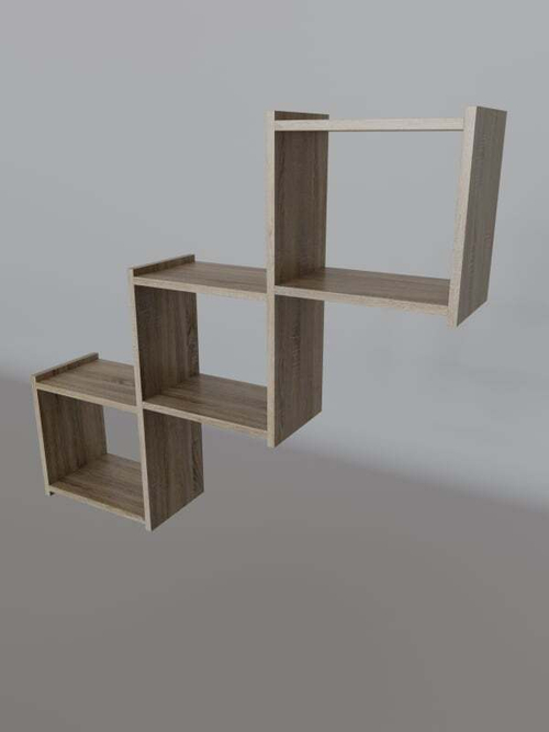 Полка Квадро Ясень Шимо светлый