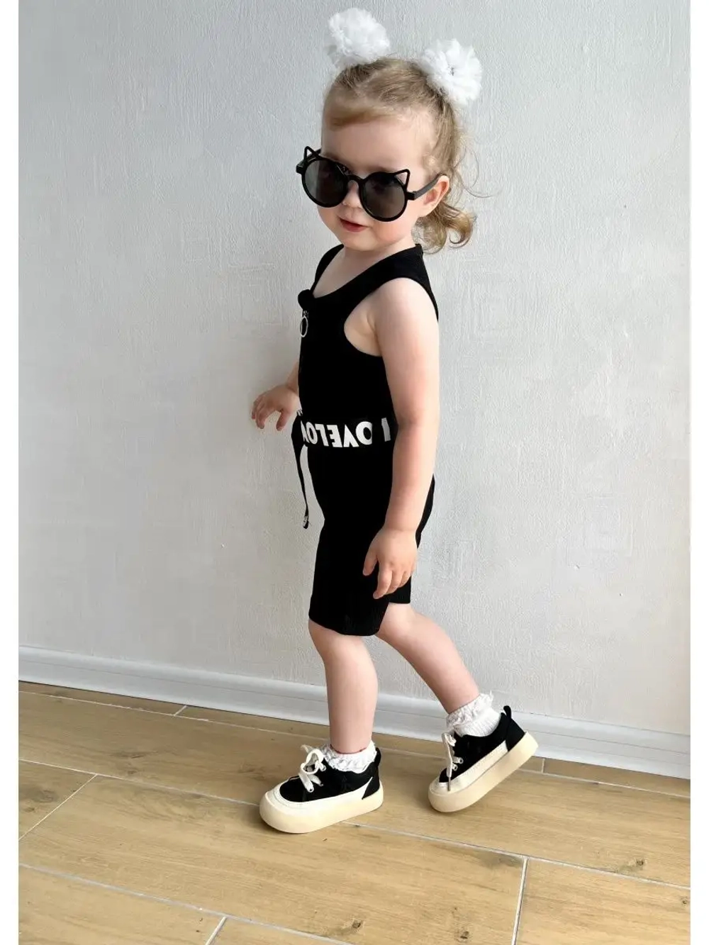 Комбинезон летний в рубчик