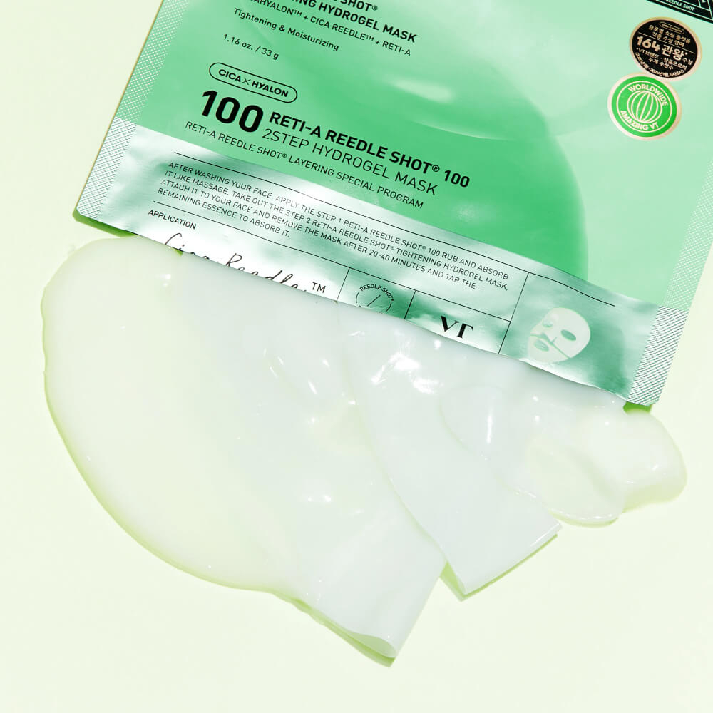 VT Cosmetics Reti-A Reedle Shot100 2Step Hydrogel Mask