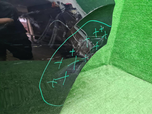 Дверь задняя левая BMW X6 F16 F86 (2014-2020)