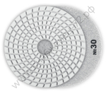 ЗУБР АГШК 125 мм, №30, мокрое шлифование, Алмазный гибкий шлифовальный круг, Профессионал (29867-030)