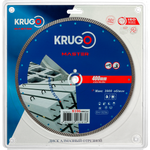 Диск алмазный Турбо по железобетону KRUGO MASTER 400х3,2х25,4х10mm, 81064000264