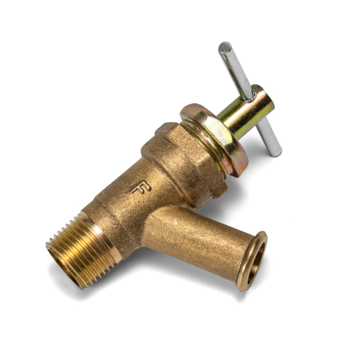 Кран отопителя запорный, МТЗ, ГАЗ, УАЗ, в сборе