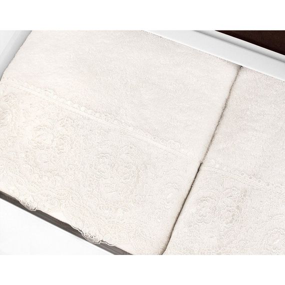 Набор полотенец  ELEGANT 2 пр. 50Х100 и  75Х150   TIVOLYO HOME Турция