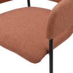 Стул wendy, рогожка, терракота