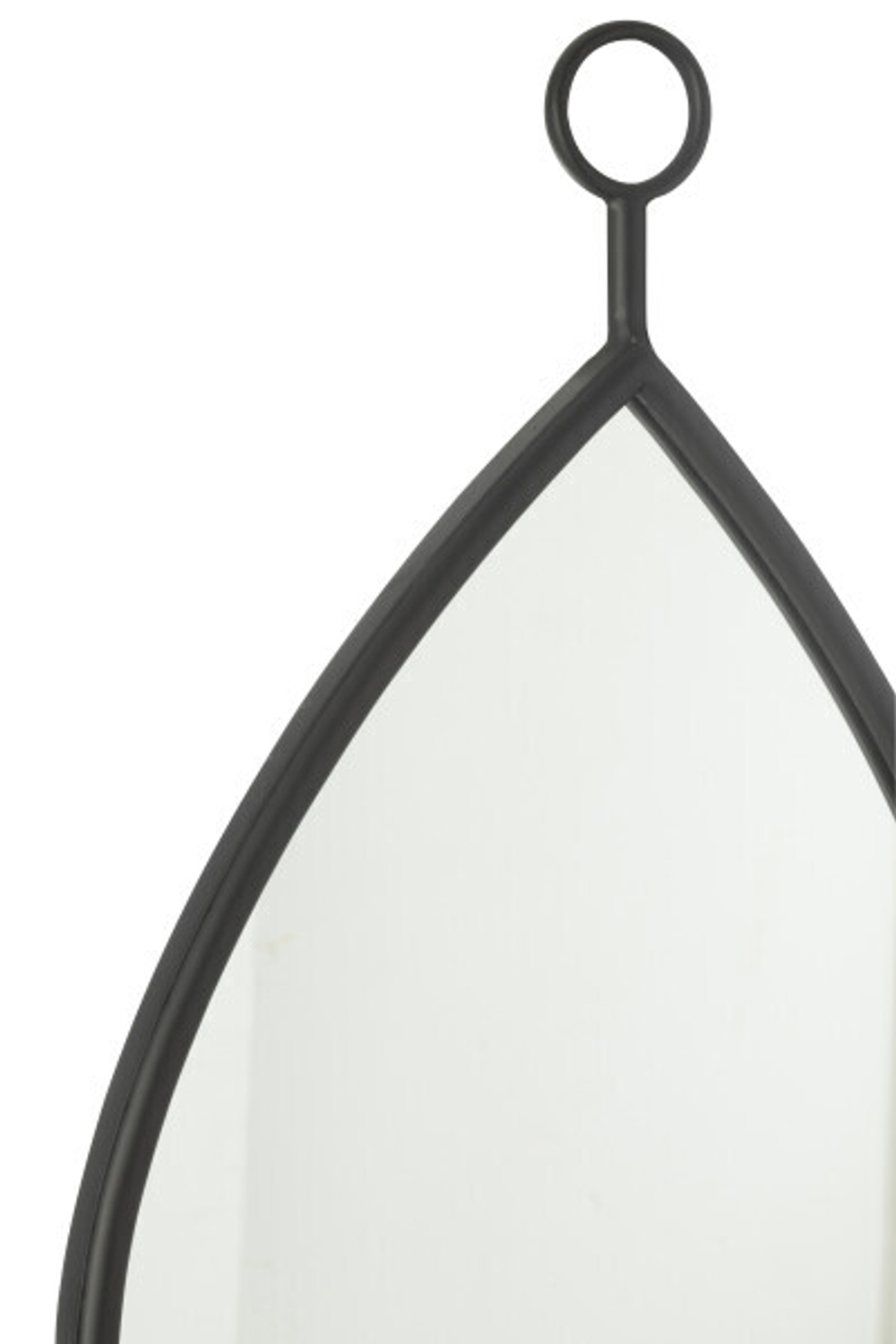 Зеркало "Капля" черное среднее 37x2.5x61.5см Металл,зеркало