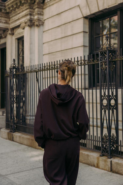 ZARA БОМБЕР С КАПЮШОНОМ, БУРГУНДИ