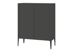 Шкаф Type 2 двери низкий (темно-серый)