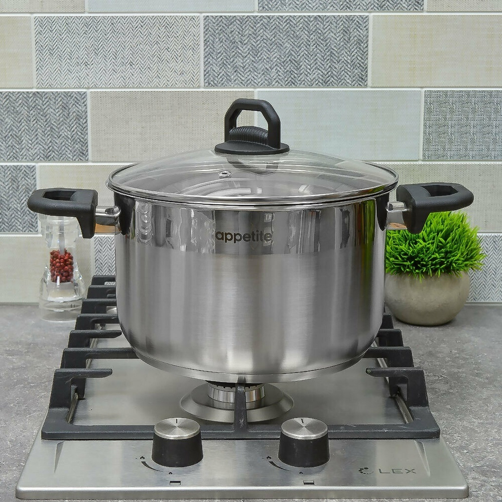 Кастрюля 6,2л нерж "Бетти" тм Appetite