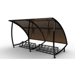 Велопарковка с навесом "Сиэтл" 4200*2460*2150 мм.