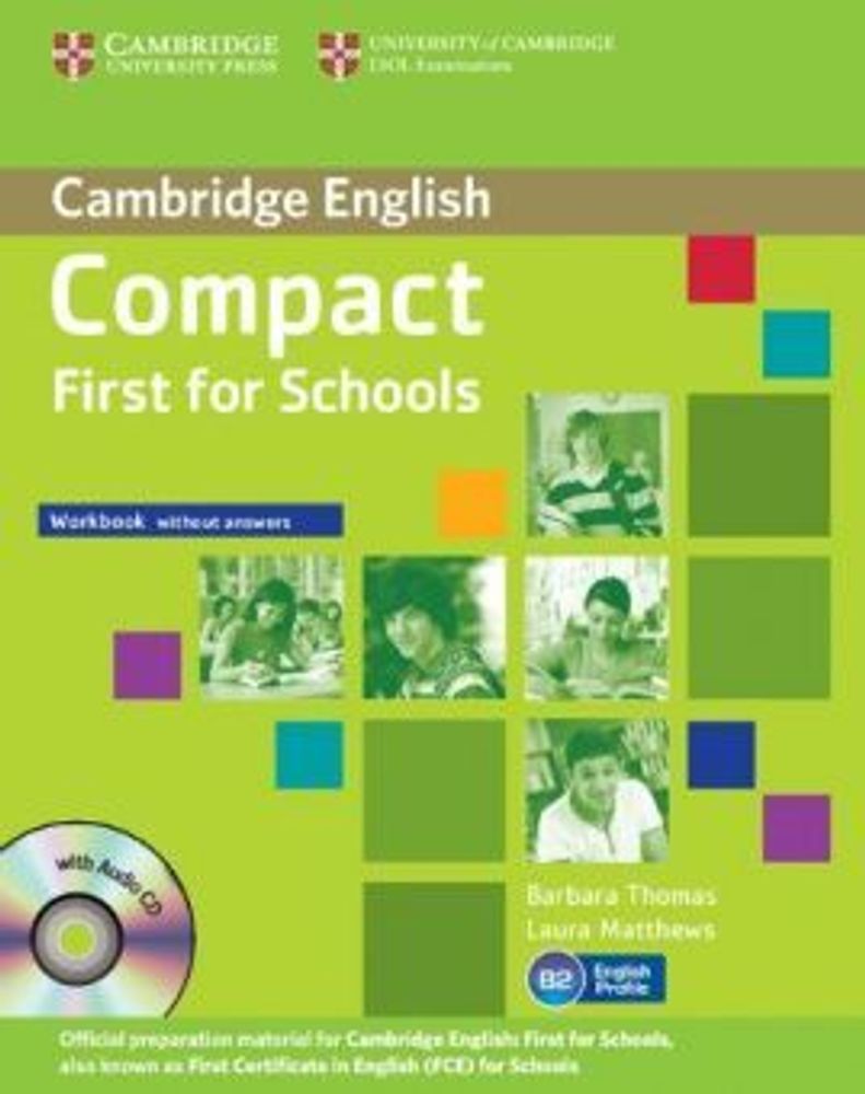 Compact First for Schools Workbook without Answers with Audio CD