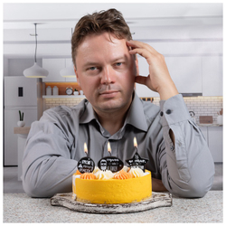 Свечи на пиках Приколы мужские 3шт