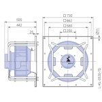 Модульный вентилятор Menerga Radial fan GR (ZIEHL-ABEGG ZAvblue)