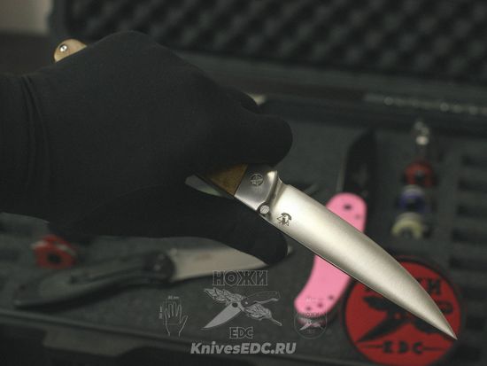 Складной нож якут Steelclaw Саха c клинком из стали D2, рукоять дерево