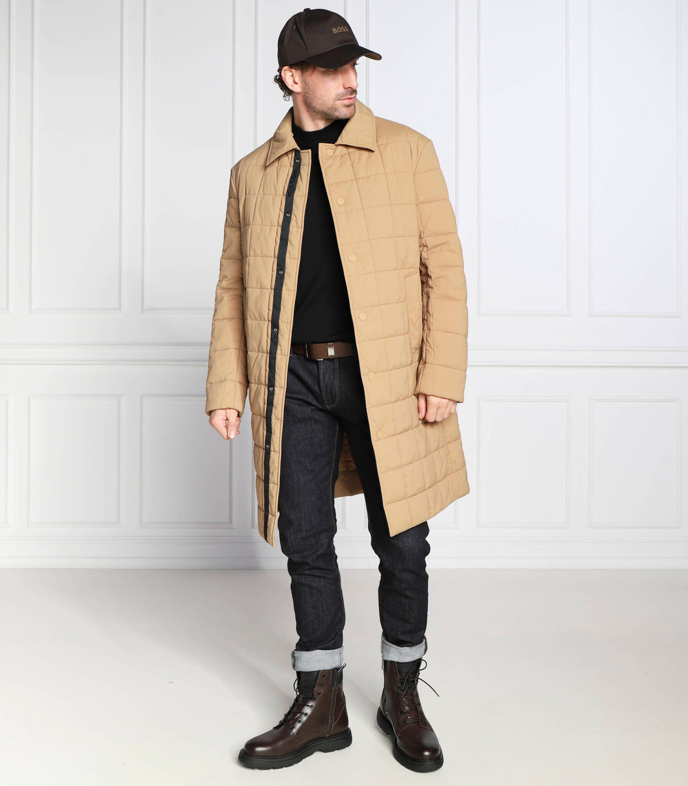 Пальто P-Cam-Pad-N-224F BOSS BLACK - светло-коричневый(50484330)