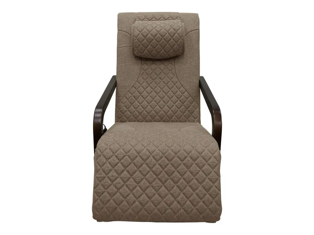 Кресло-реклайнер электрический с массажем FUJIMO SOHO NEXT F2007 TCX Шоколад, Бежевый, Серый