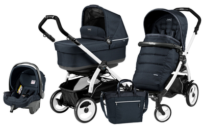 Коляска 3 в 1 Peg Perego Book 51 Pop Up Modular System (шасси White/Black)