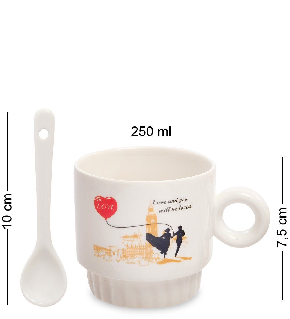 GAEM Art MUG-170/4 Набор из двух кружек «Любите и будете любимы»