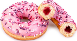 Пончик с начинкой 100 гр в асс