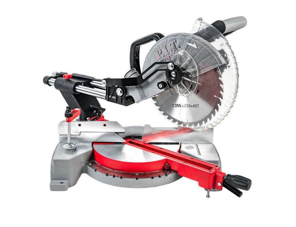Пила торцовочная  PCM255-C2 (1600Вт, 4600об\мин,255мм.диск,220В, С ПРОТЯГОМ) P.I.T