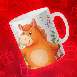 Новогодняя лошадка