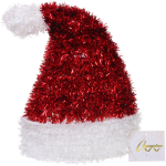 Украшение фольгированное «Зимняя шапочка» 22*15*7 см, красный