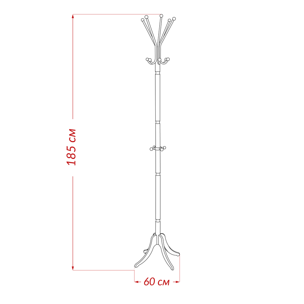 Вешалка напольная Leset Галант-3