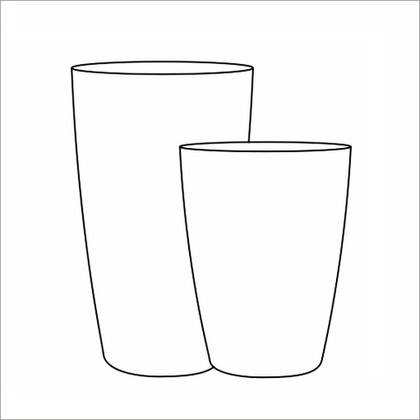 Кашпо, коллекция Surface, форма CONUS