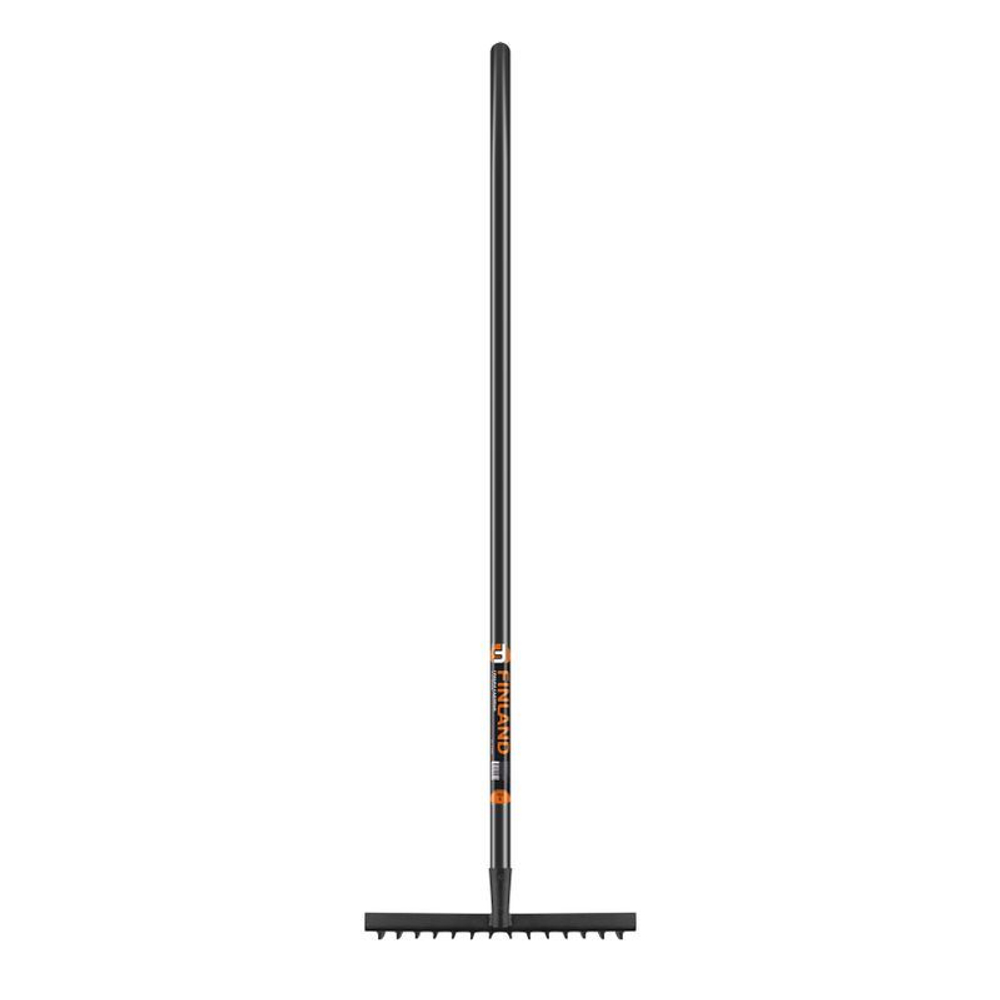 Грабли садовые прямые 14 зубьев с черенком Finland