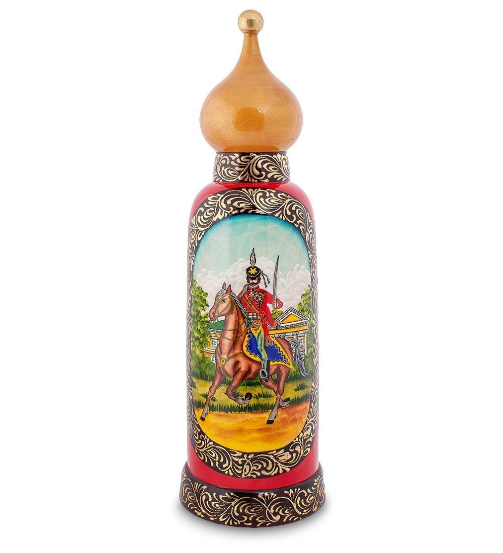 Народные промыслы МР-25/ 37 Футляр для бутылки «Гусар»