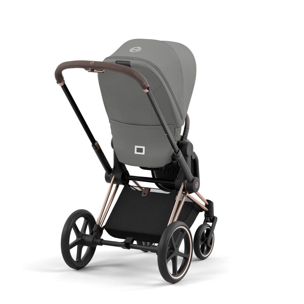 Коляска Cybex Priam IV 3 в 1 цвет Mirage Grey на шасси Rosegold