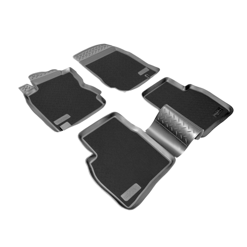 Ковры в салон Norplast/Unidec для Nissan Note I (2005-2013), Черный, арт.NPL-Po-61-31-CM