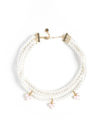 Колье "Delicacy pink soul matt" Gold