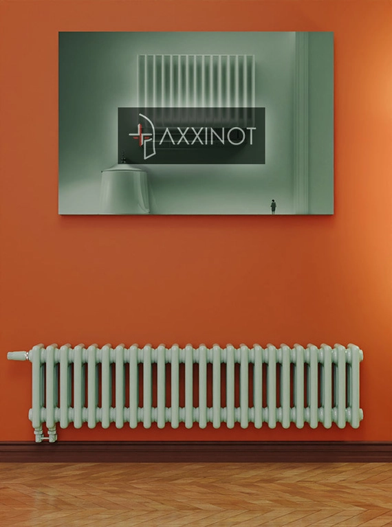 Axxinot Sentir 3020 - трехтрубный трубчатый радиатор высотой 200 мм, нижнее подключение с термовентилем