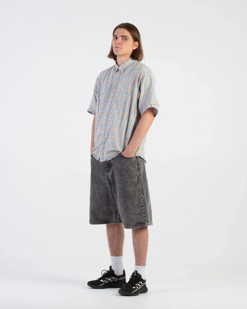 Шорты Postaments Biggy серые