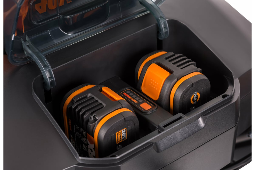 Снегоуборщик аккумуляторный WORX WG471E, 40В, 51см, бесщеточный, 2*4,0 Ач, двойное ЗУ 2x2A