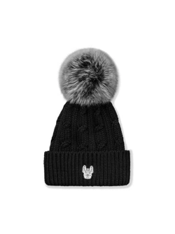 Вязанная шапка мини ладок