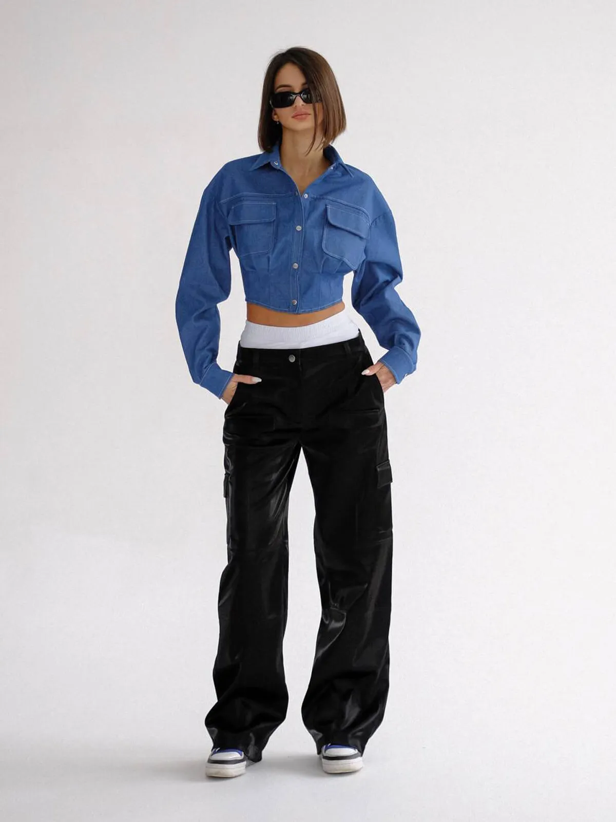 Укороченная рубашка-корсет Gigi