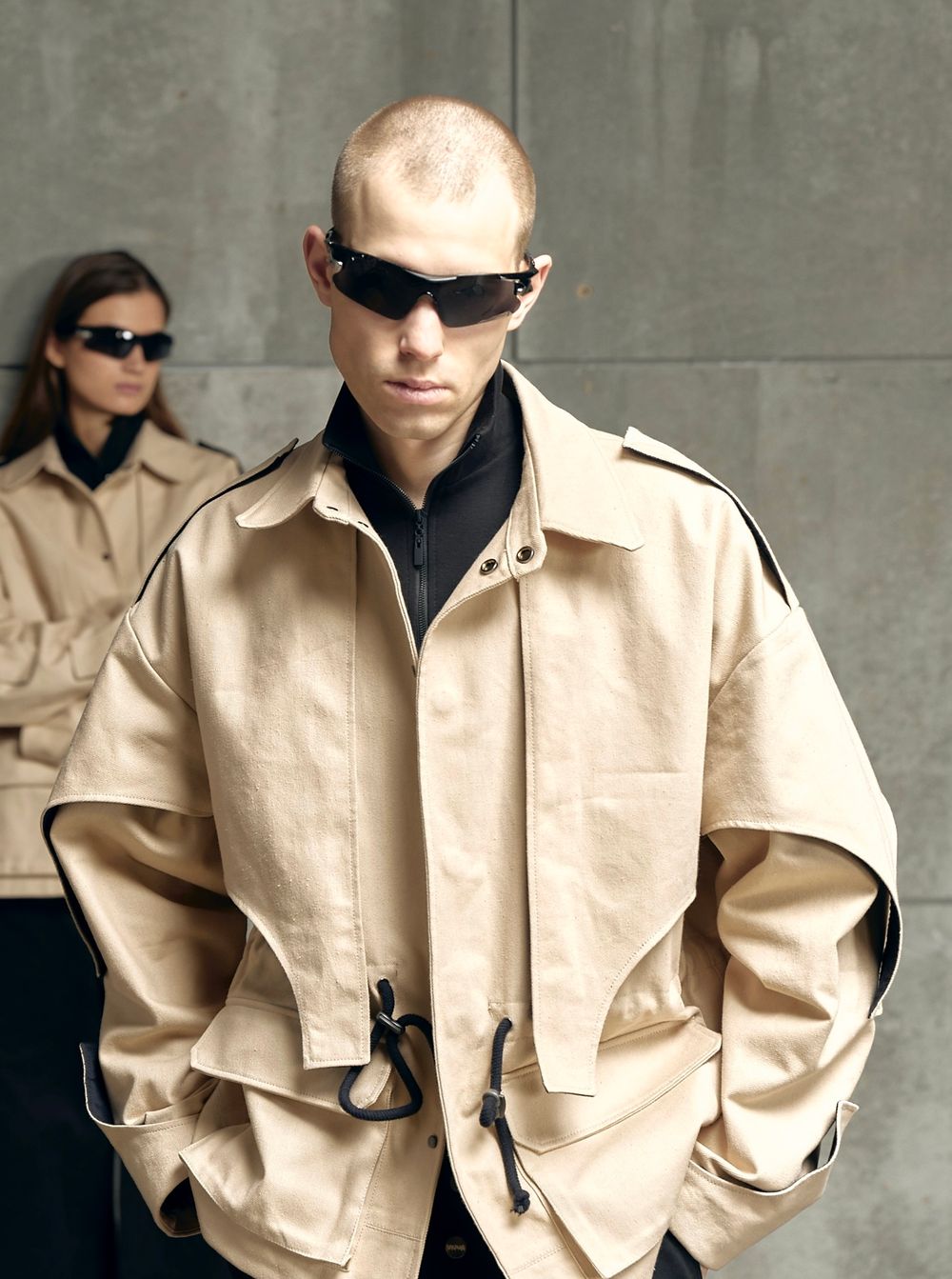 Куртка VNVA Konvas Бежевая