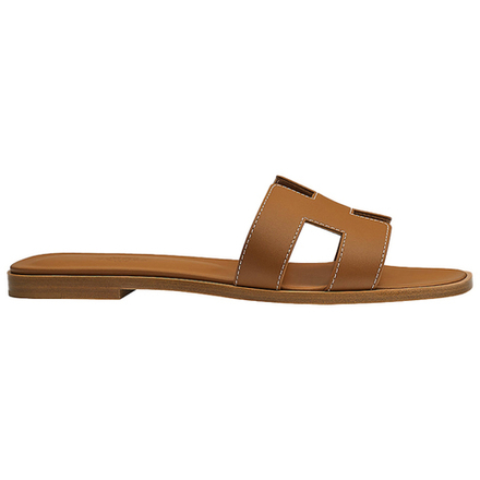 Hermes Oran casual Comfortable Fashion Sandals Women's Brown 2021 Edition, H021056Z 03