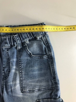 Шорты джинсовые, маркировка 134, визуально на 9 лет