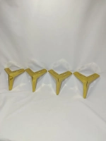 Ножки мебельные Звезда золото 13см/4шт