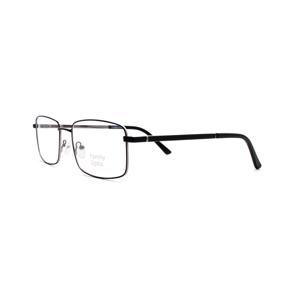 Оправа прямоугольная Family Optic MM2065 C4 черный/серебро (Китай)