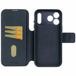 Чехол Decoded с картхолдером Leather Detachable Wallet для iPhone 17 Pro темно-синий