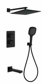 Душевая система скрытого монтажа Grocenberg GB5050BL с Термостатом Vernet (Франция)