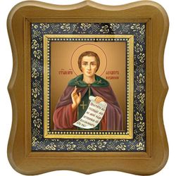 Феодор Иорданский преподобный. Икона на холсте.