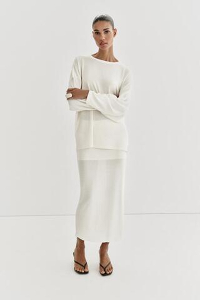OVERSIZE ТОНКОЙ ВЯЗАНЫЙ СВИТЕР - ZARA