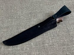 Финский нож Леуку, рукоять орех