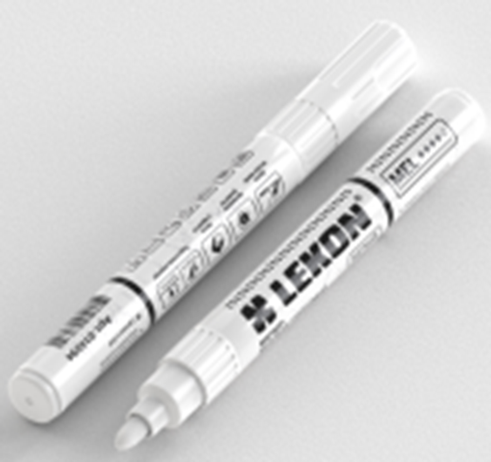 Маркер стираемый меловой LEKON MEL для временной разметки цвет: белый 8/96/768